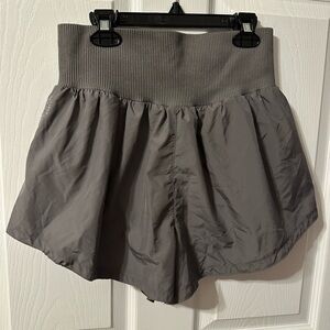 Free People Carpe Diem Shorts Gunmetal Size M